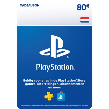PlayStation Kaart 80 euro | PlayStation tegoed | PSN Card