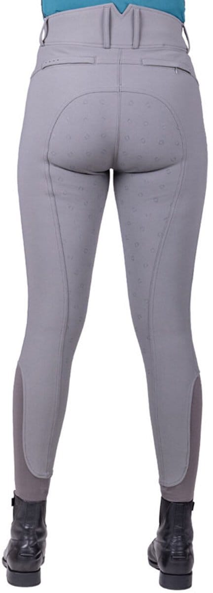 QHP Rijbroek Victoria Full Grip Grijs - 38