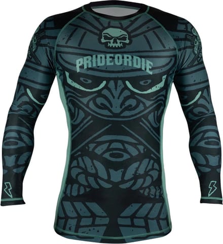 PRIDEorDiE SAMURAÏ L/S Rash Guard Compressie Shirt - S