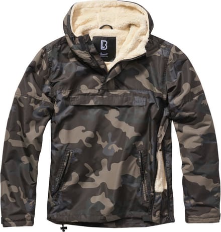 Brandit Sherpa Dark Camo Windbreaker Heren