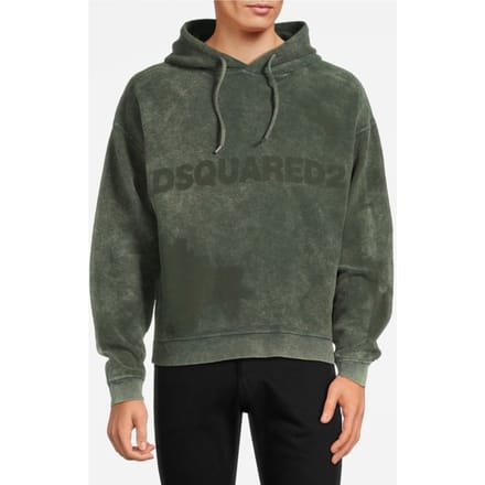 Dsquared2 Sweatshirt Green Größe: S | Kaputzenpullis Outlet | Herren | Grün