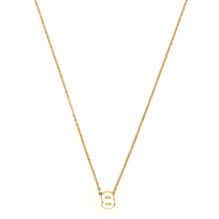 Luxenter Ketting met 18-karaats geelgouden afwerking - Alphabet