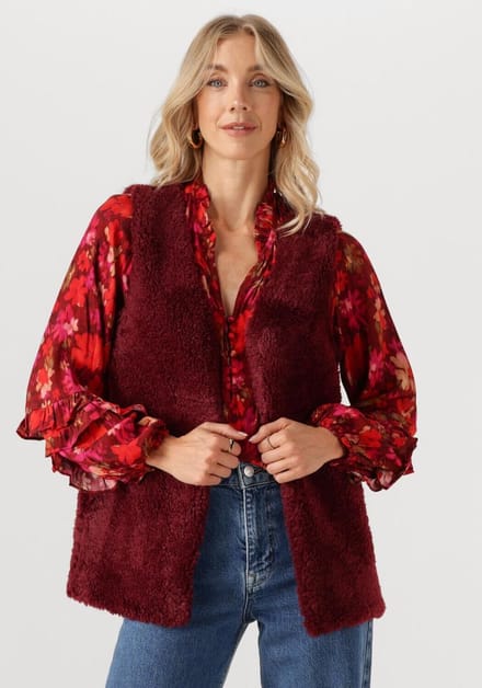 Ydence Gilet Sasha Blazers Dames - Bordeaux - Maat S