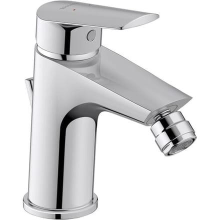 Duravit No. 1 single lever bidet mixer, with pull rod set N12400001010