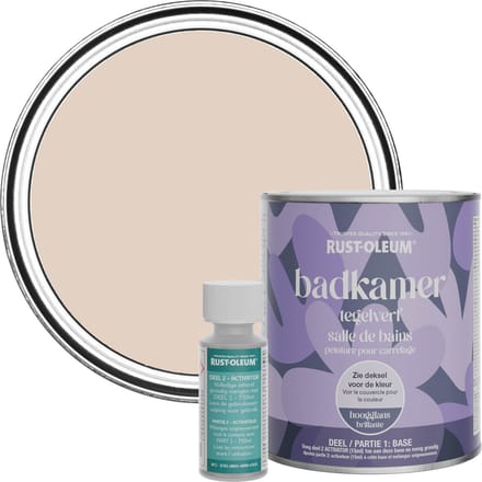 Rust-Oleum Lichtroze Badkamer Tegelverf Hoogglans - Handgewoven 750ml