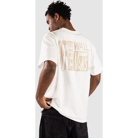 Vans Stretch Stack Crackle T-shirt Met Korte Mouwen Wit M Man