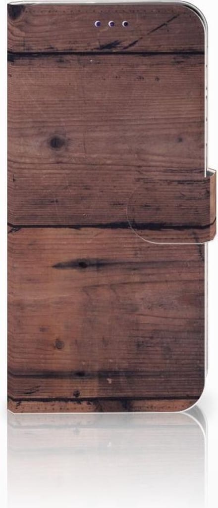 Samsung Galaxy A50 Book Style Case Old Wood