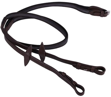 Qhp Teugel antislip Brown - Pony | Teugels paard