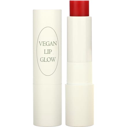 Nacific, Vegan Lip Glow, 05 Apple Red, 3,9 g (0,13 oz) white