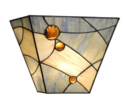 Tiffany Wandlamp Sky Blue - Art Deco Trade
