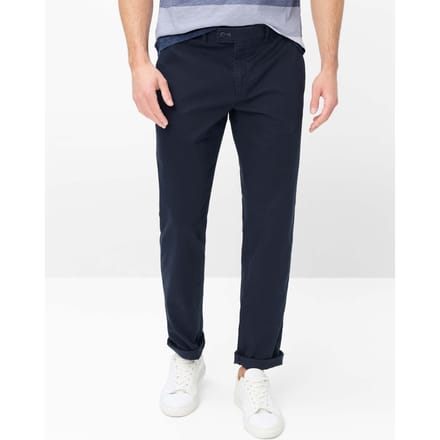Brax Heren Chino  Style EVANS NIGHT BLUE, donkerblauw, maat 26