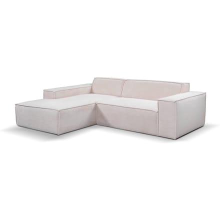 Hoekbank Firenze links ribstof | NADUVI Collection
