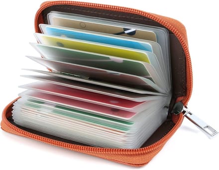 Leren Creditcardhoes voor Dames en Heren