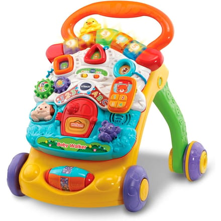 VTech 2 in 1 Baby Walker - Loopwagen Baby - Licht & Geluid - Nederlands Gesproken Speelgoed