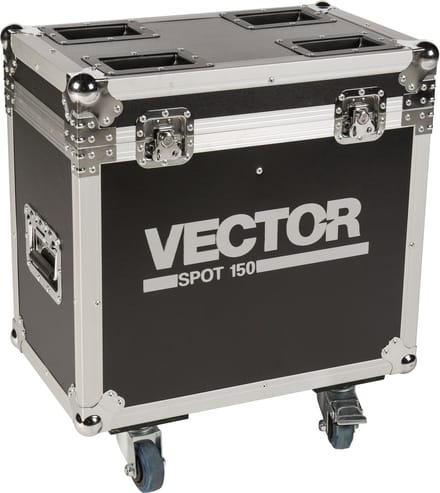 lightmaXX TOUR CASE - 2x VECTOR SPOT 150 - Voor moving heads