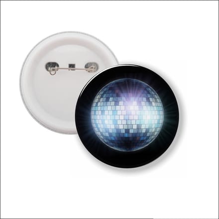 Button Met Speld - Discobol