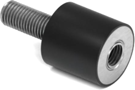 Rubbermagazijn - Trillingsdemper - Type B - 10x10mm - M4 - Set 10 stuks