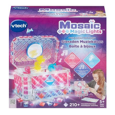 Top1Toys Vtech Kleuter Mosaic Magic Lights Sieraden Muziekdoos