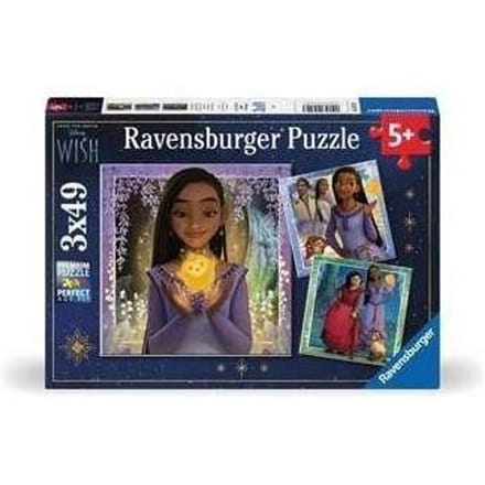 Asha's wens puzzel van 3x49 stukjes Ravensburger Disney Wish