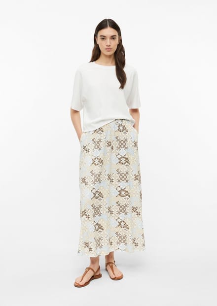 s.Oliver - female - Jersey rok met elastische tailleband en steekzakken