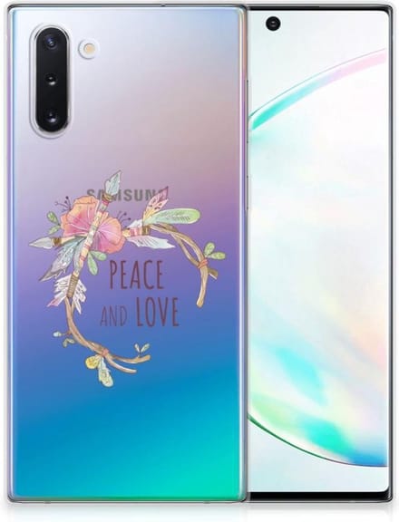 Samsung Galaxy Note 10 Telefoonhoesje met Naam Boho Text