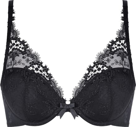 Simone Pérèle - Wish Push-Up Triangel BH Zwart - maat 65E - Zwart