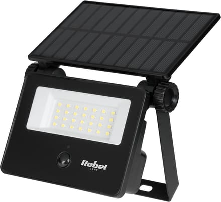 Rebel - Zonne-energie Tuinlamp - Bewegingssensor - 6W - 6500K