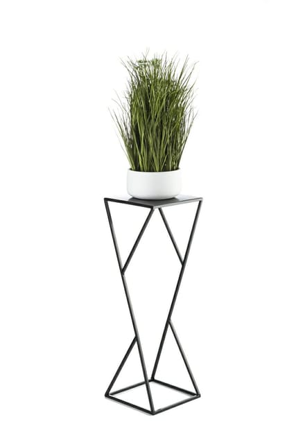 LoftPlant Modern - Plantenstandaard - Modern loftdesign - Staalconstructie - Zwart - 70 cm
