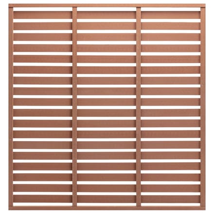 vidaXL - Schuttingpaneel - 180x180 - cm - HKC - bruin