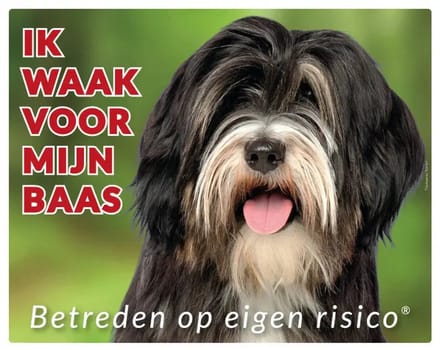 Tibetaanse Terrier Waakbord