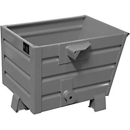 Stapelbare kiepbak BSK 30, grijs