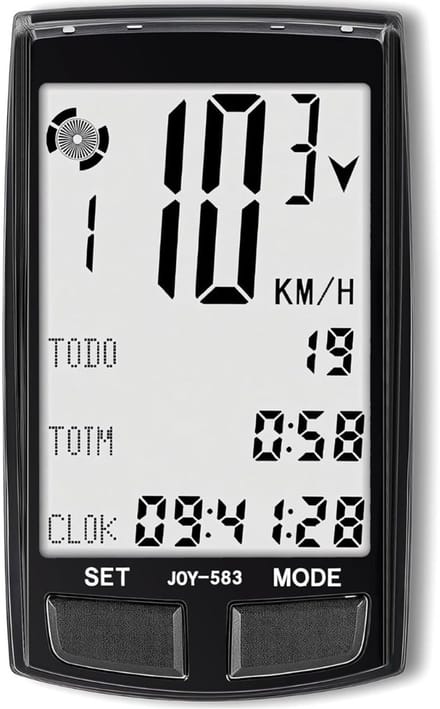 CLGP® Kilometerteller Fiets - Snelheidsmeter - Fietscomputer Draadloos