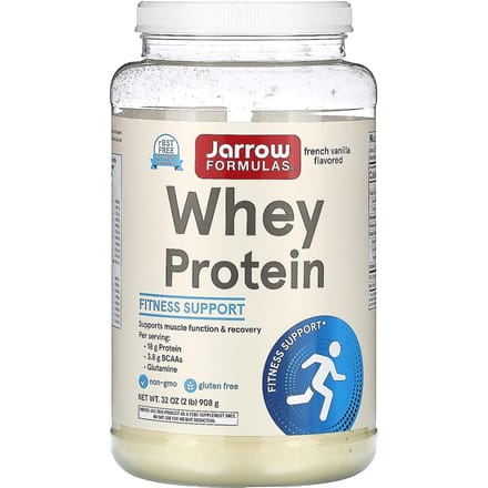 Jarrow Formulas, Wei-eiwit, Franse Vanille, 2 lbs (908 g)