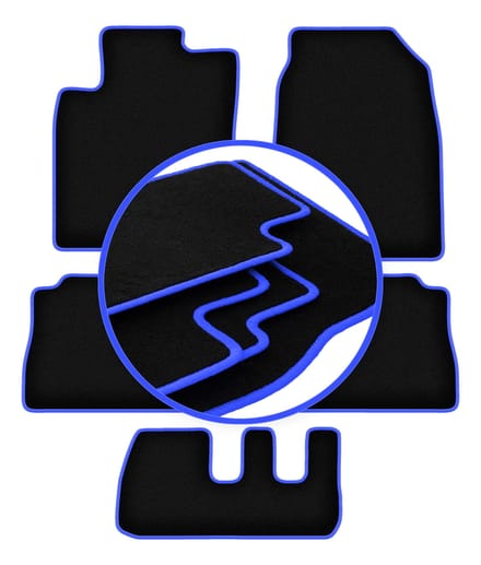 CARLUX-BLUE automatten voor: Chevrolet Captiva 7-zitter (2006-2017)