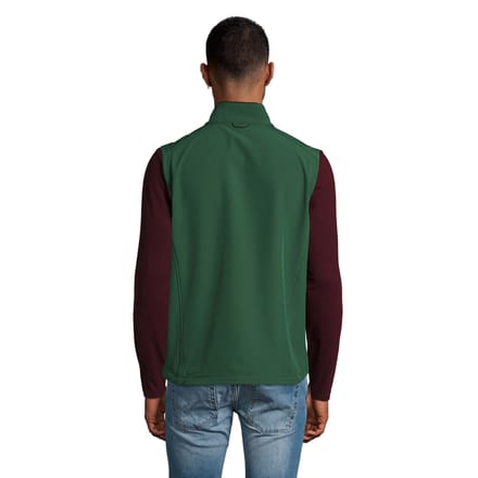SOLS Heren Rallye Softshell Mouwloos Gilet (Fles groen)