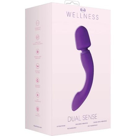 Wellness - Dual Sense Vibrator - Paars