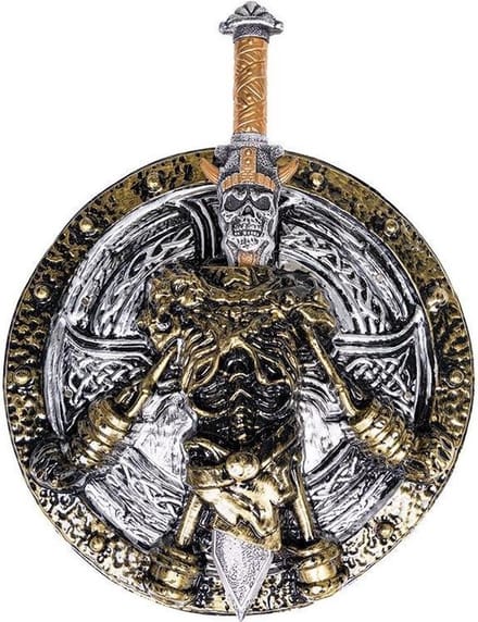 Rubie's Viking Set Jongens Polyetheen Zilver/goud 2-delig