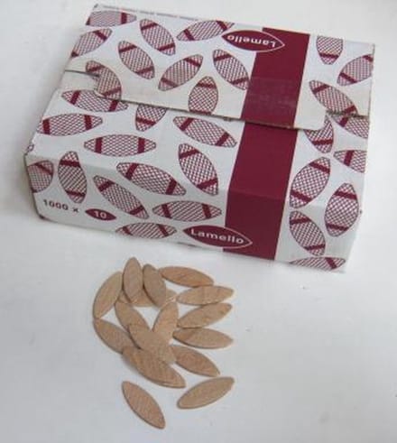 Lamello lamellen - plaatjes  type 10 - Hout - 1000 stuks