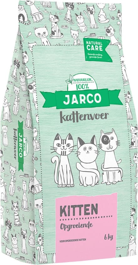 Jarco Natural Cat Kitten - Kattenvoer - Gevogelte 6 kg Care