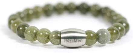 Ibizamen KIDS - jongens - armband - edelsteen - agaat - 6mm - 14cm