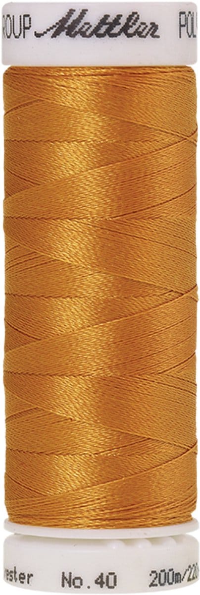 Mettler borduurgaren - Oranje - Nr 821 - Polysheen - 200 meter