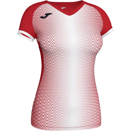Joma Supernova T-shirt Met Korte Mouwen Rood,Wit S Vrouw