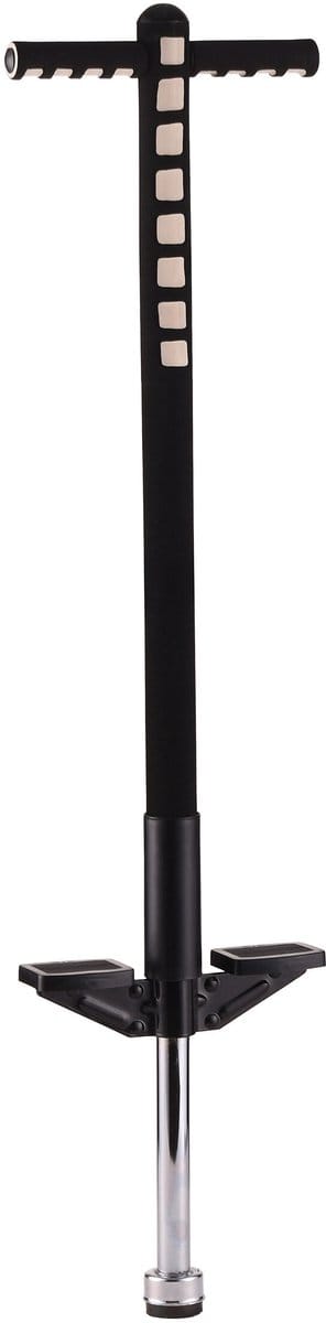 Pogo stick - kinderen - max. 35 kg - rvs - antislip - zwart