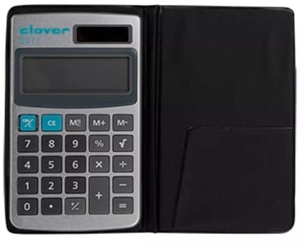 Clover - Rekenmachine 5271 met beschermingsetui