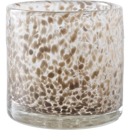 House Nordic Windlicht - glas, bruin ø12 x 11,5 cm