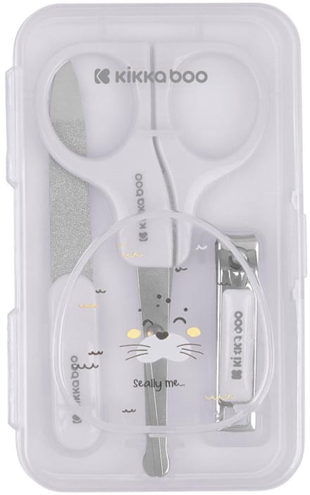 Kikkaboo Seally Me Manicure Set - Grijs