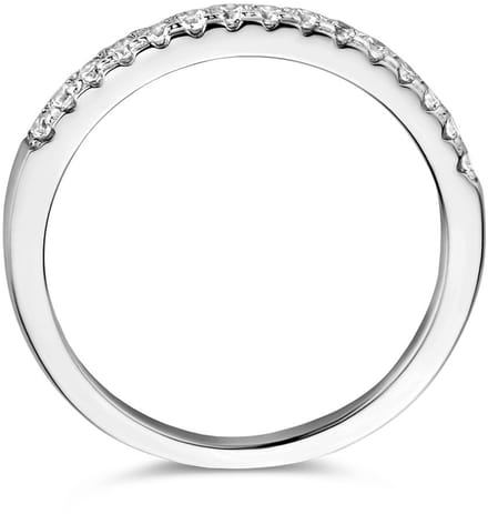 Gerhodineerd Zilver Aanschuifring Met Zirkonia 1333870