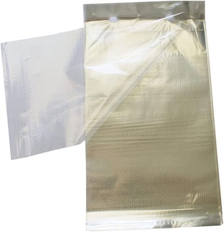 Set van 500 Platte PP Zakken (20x30+3 cm) - Geperforeerd en Geruit