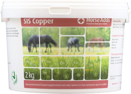 SIS Copper 2 kg - Horse Adds Paardensupplementen