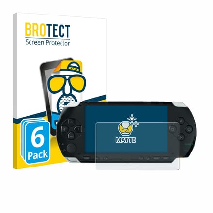 BROTECT - Screenprotector voor Sony PSP 1000 - Folie Beschermfolie matte 6 Stuks